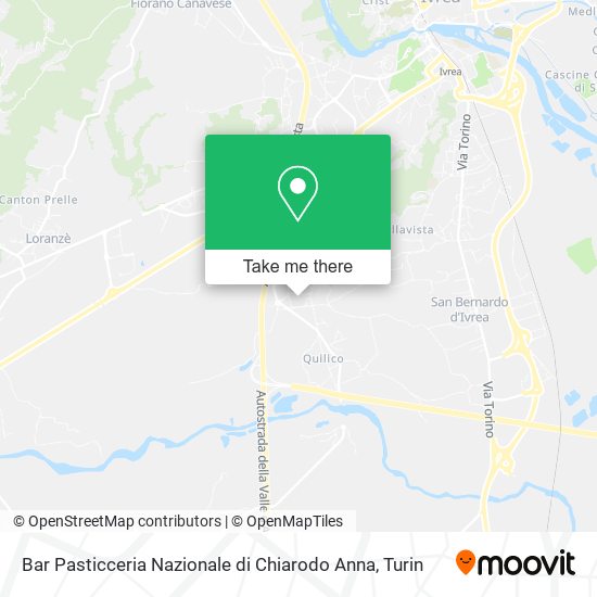 Bar Pasticceria Nazionale di Chiarodo Anna map