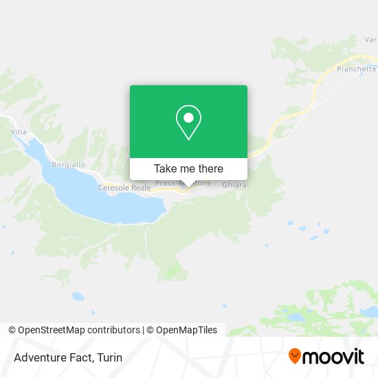 Adventure Fact map