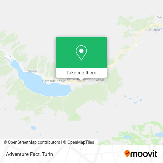 Adventure Fact map