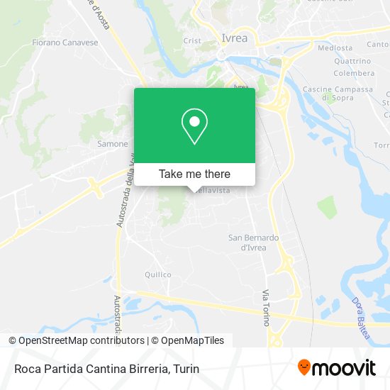 Roca Partida Cantina Birreria map