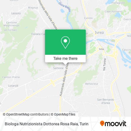 Biologa Nutrizionista Dottorea Rosa Raia map