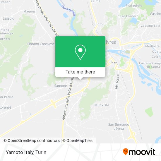 Yamoto Italy map