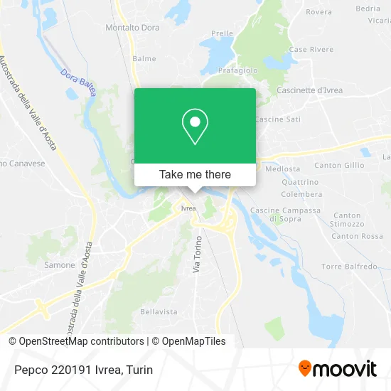 Pepco 220191 Ivrea map