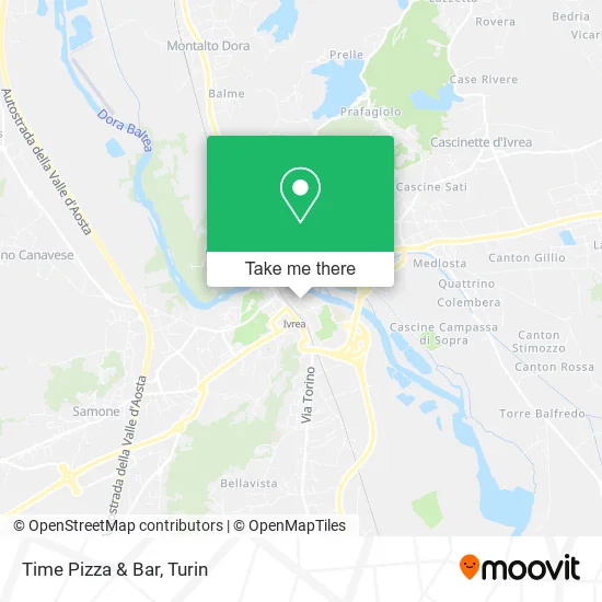 Time Pizza & Bar map