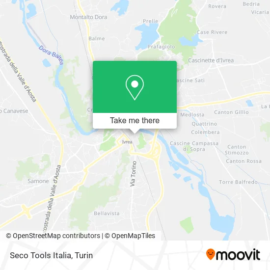 Seco Tools Italy map