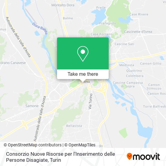 Consorzio Nuove Risorse per l'Inserimento delle Persone Disagiate map