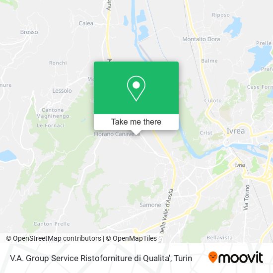 V.A. Group Service Ristoforniture di Qualita' map