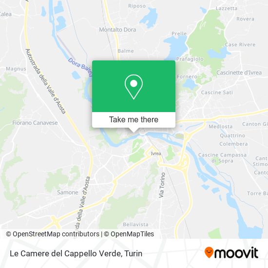 Le Camere del Cappello Verde map