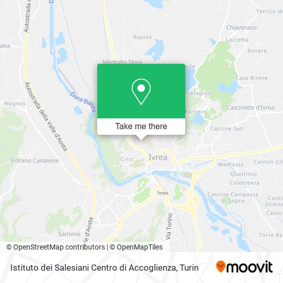 Istituto dei Salesiani Centro di Accoglienza map