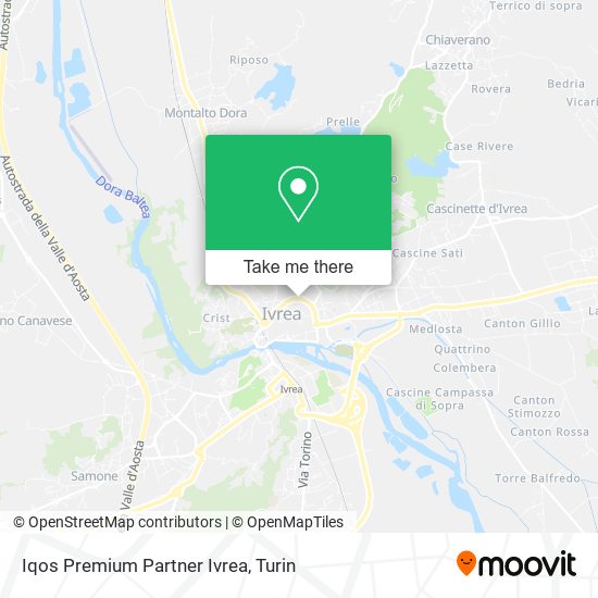 Iqos Premium Partner Ivrea map