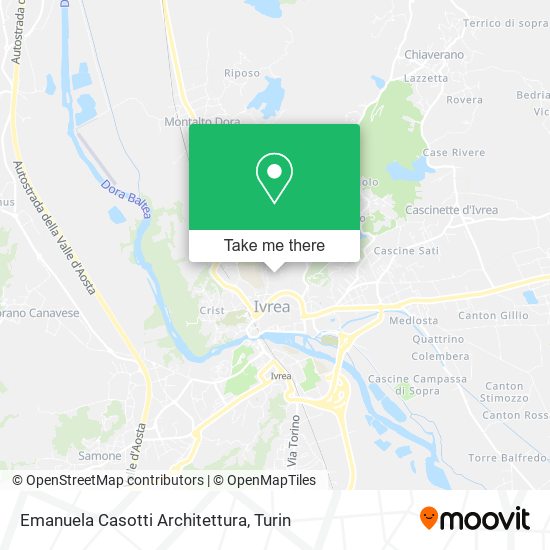 Emanuela Casotti Architettura map