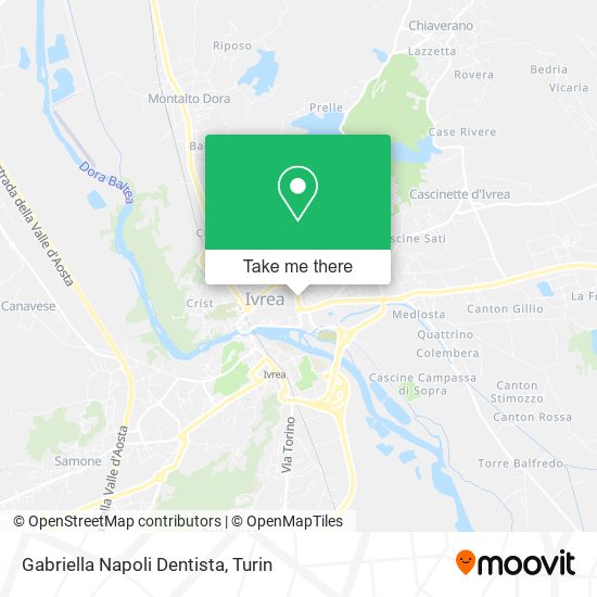 Gabriella Napoli Dentista map