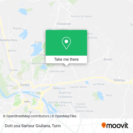 Dott.ssa Sarteur Giuliana map