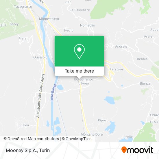 Mooney S.p.A. map