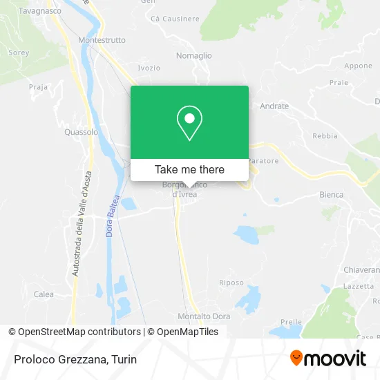 Proloco Grezzana map