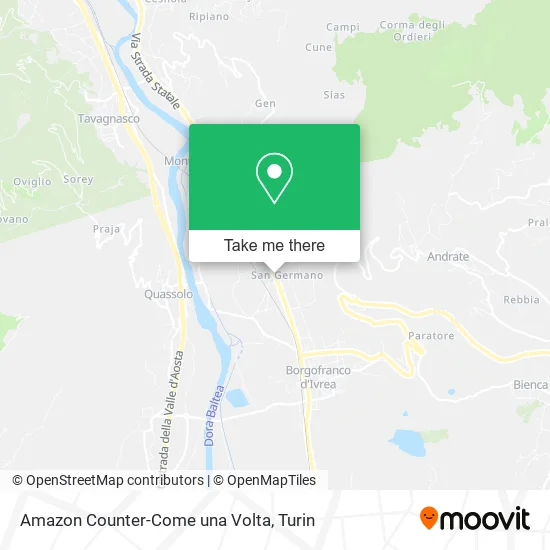 Amazon Counter-Come una Volta map