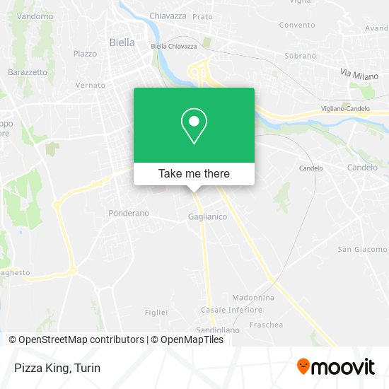 Pizza King map