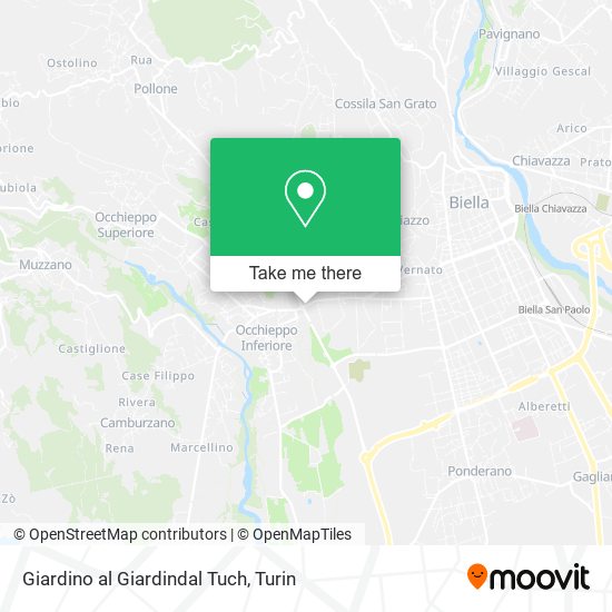 Giardino al Giardindal Tuch map