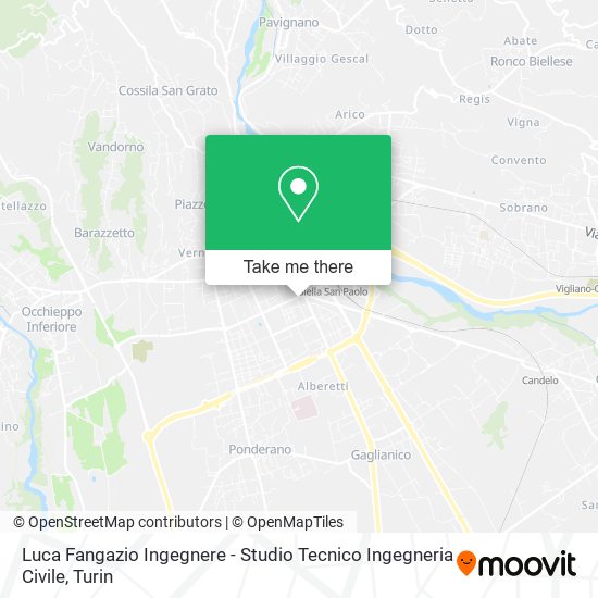 Luca Fangazio Ingegnere - Studio Tecnico Ingegneria Civile map