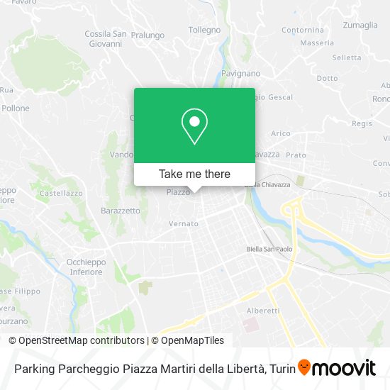 Parking Parcheggio Piazza Martiri della Libertà map