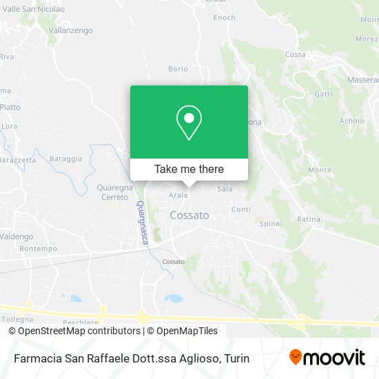Farmacia San Raffaele Dott.ssa Aglioso map