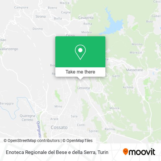 Enoteca Regionale del Bese e della Serra map