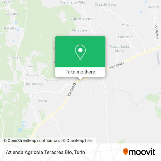 Azienda Agricola Teracrea Bio map