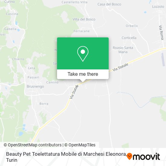 Beauty Pet Toelettatura Mobile di Marchesi Eleonora map