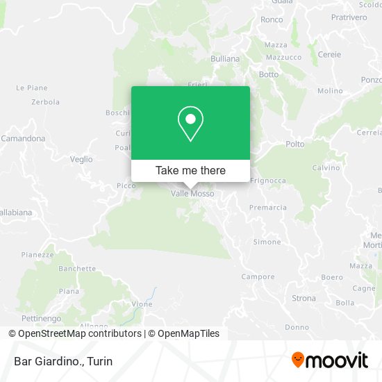 Bar Giardino. map