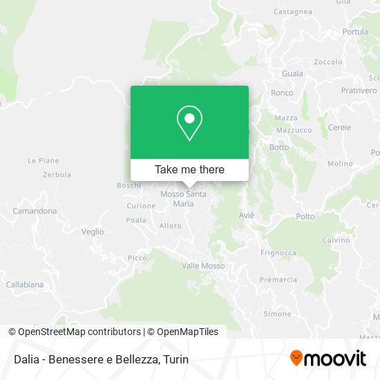 Dalia - Benessere e Bellezza map