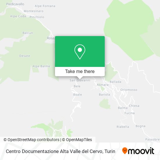 Centro Documentazione Alta Valle del Cervo map