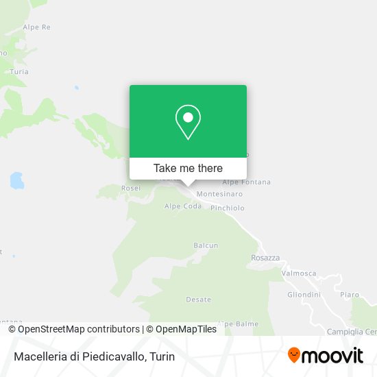 Macelleria di Piedicavallo map