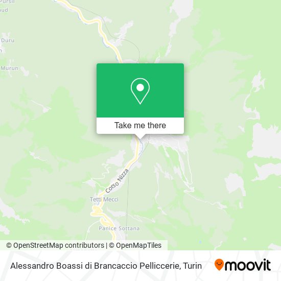 Alessandro Boassi di Brancaccio Pelliccerie map