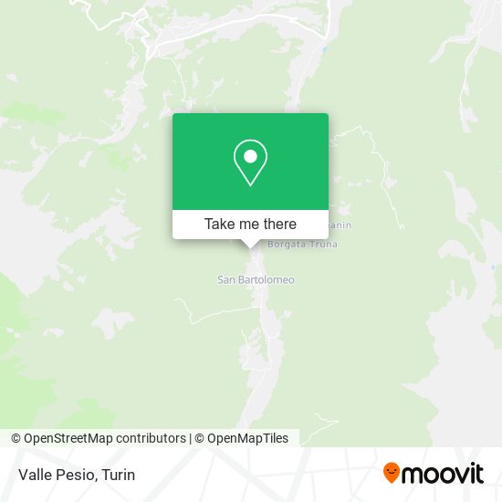 Valle Pesio map