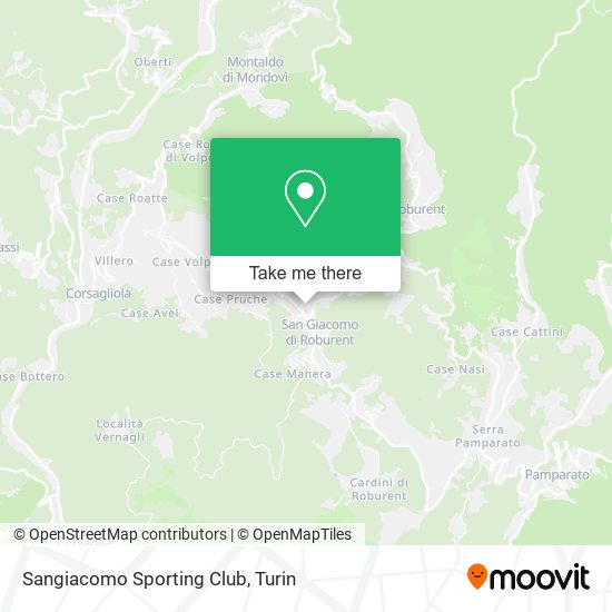 Sangiacomo Sporting Club map