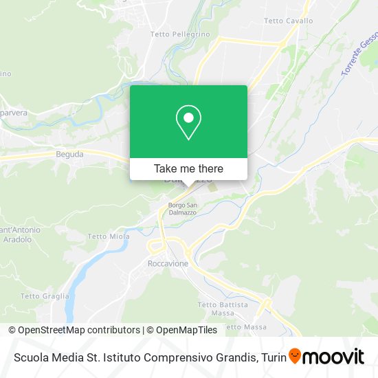 Scuola Media St. Istituto Comprensivo Grandis map