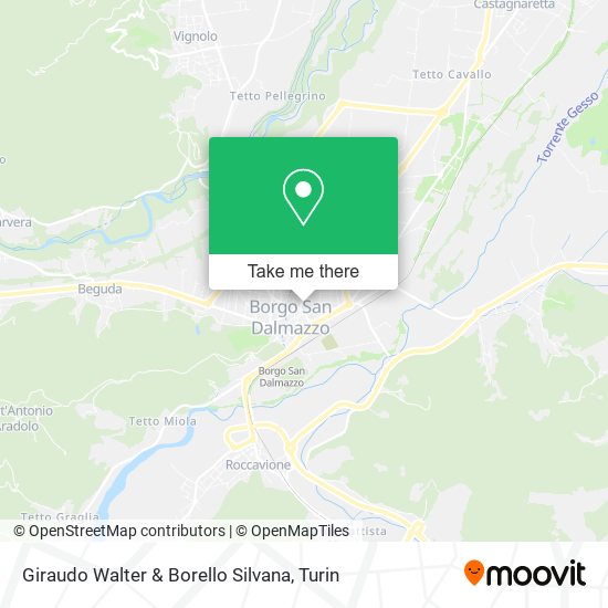 Giraudo Walter & Borello Silvana map