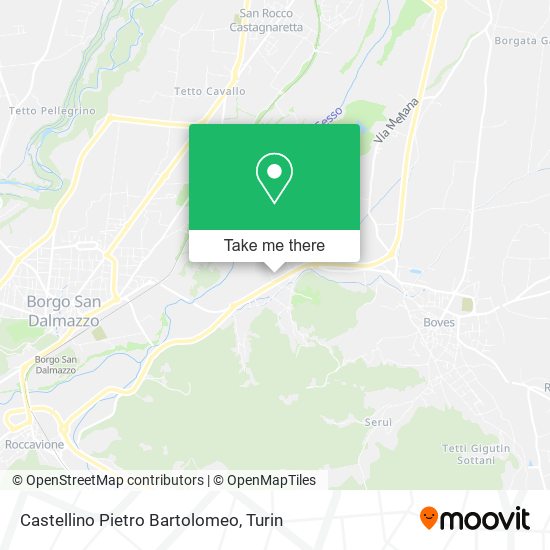 Castellino Pietro Bartolomeo map