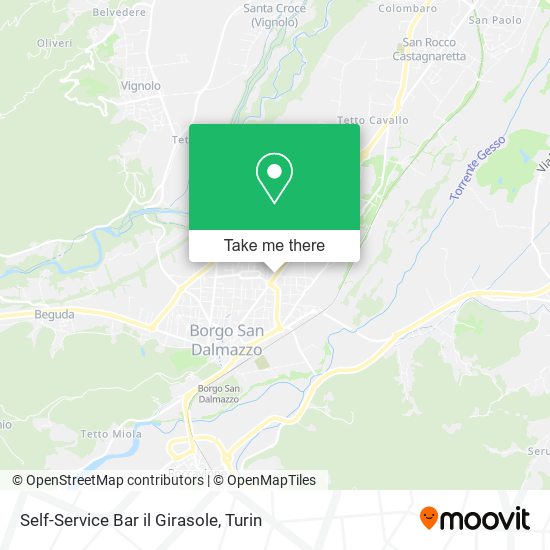 Self-Service Bar il Girasole map