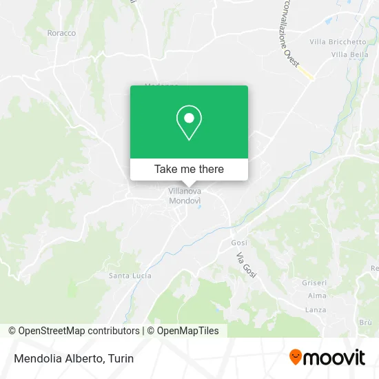 Mendolia Alberto map