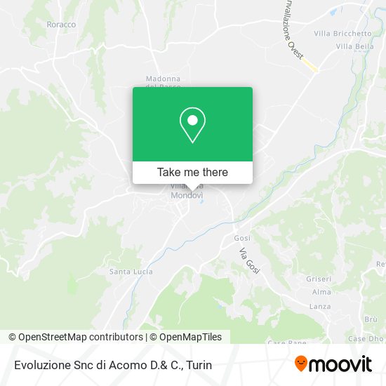 Evoluzione Snc di Acomo D.& C. map