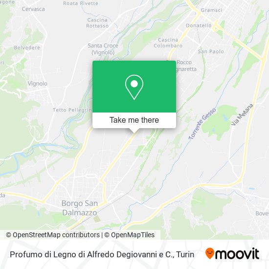 Profumo di Legno di Alfredo Degiovanni e C. map