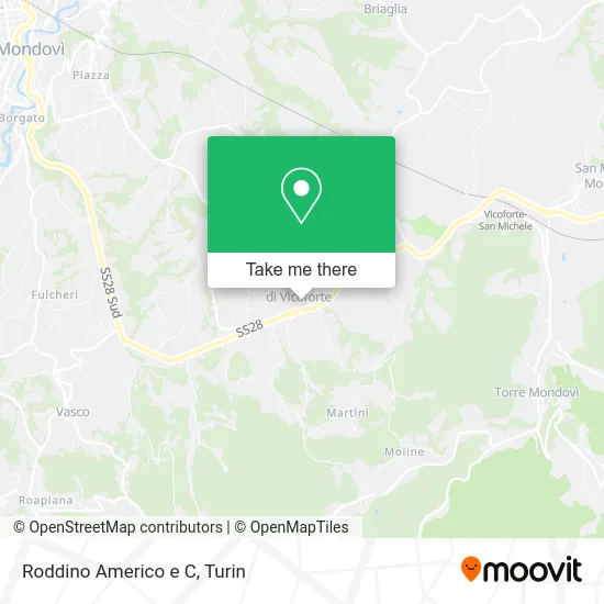 Americo Roddino & Co. map