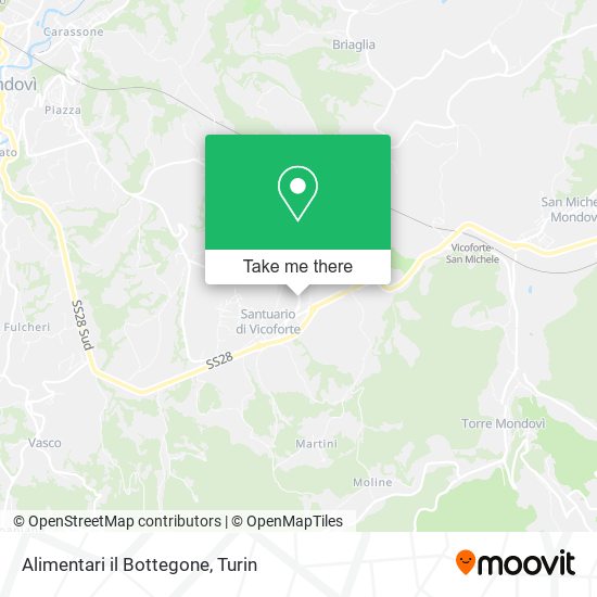 Alimentari il Bottegone map