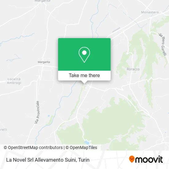 La Novel Srl Allevamento Suini map