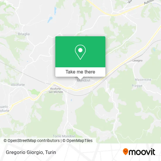 Gregorio Giorgio map
