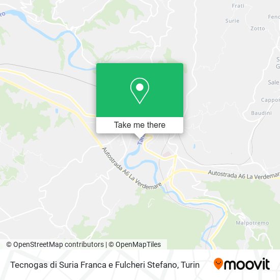 Tecnogas di Suria Franca e Fulcheri Stefano map