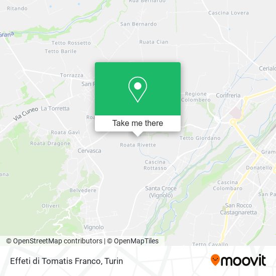 Effeti di Tomatis Franco map