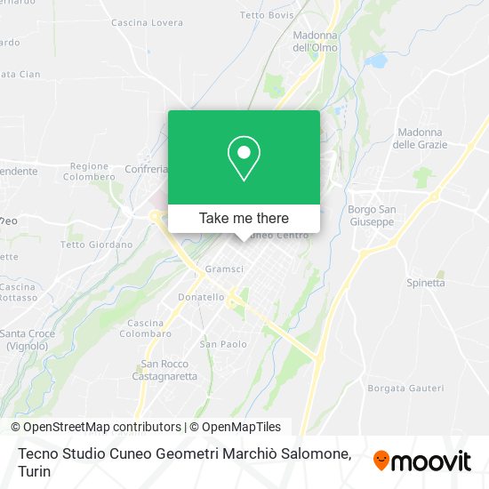 Tecno Studio Cuneo Geometri Marchiò Salomone map