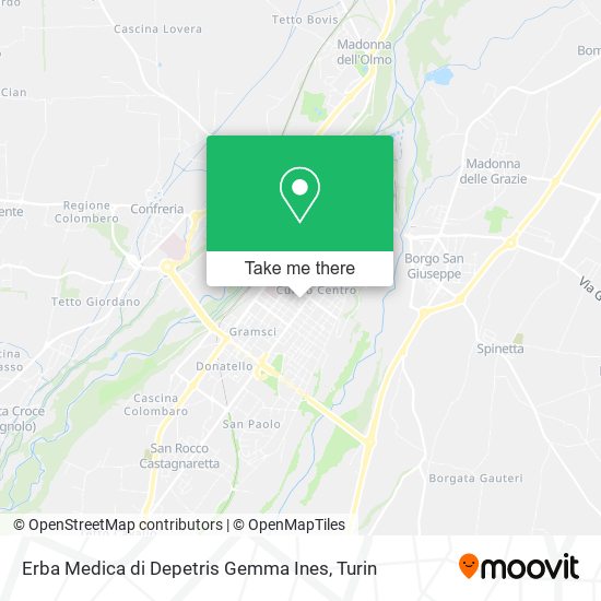 Erba Medica di Depetris Gemma Ines map